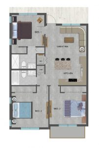 3 bedroom 2 Bath